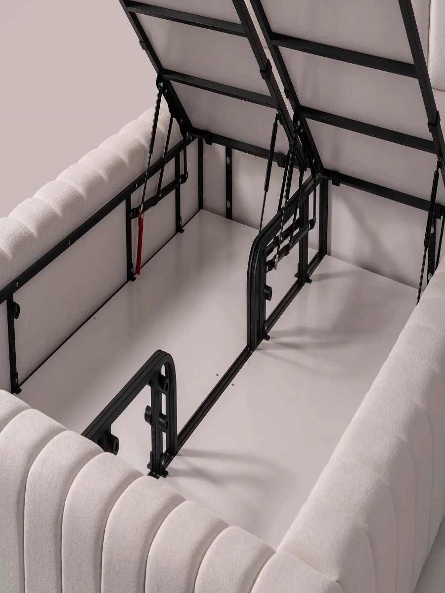 Boxspringbett Nova Dortmund – Modernes Bett mit Stauraum – Bild 6