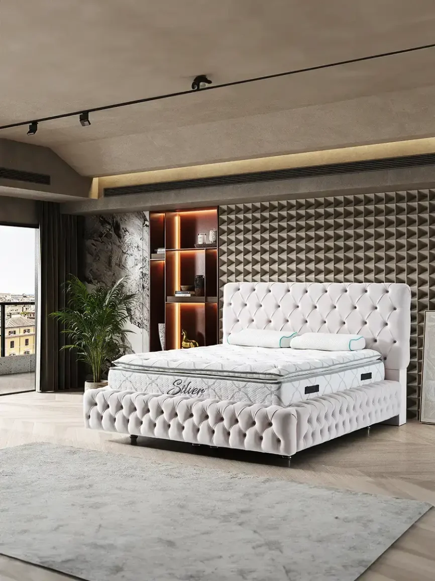 Boxspringbett Chester Dortmund modern gepolstert