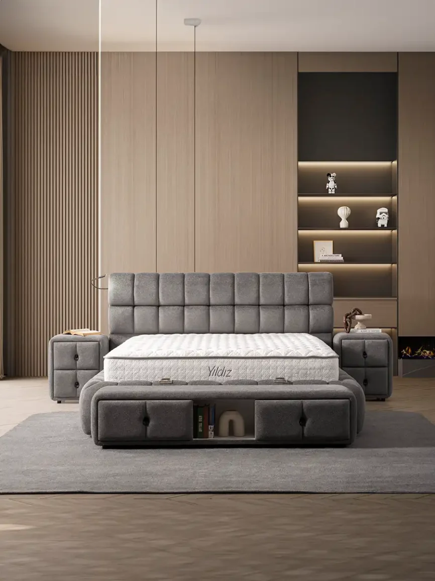 Boxspringbett Sigma mit Stauraum LED USB Dortmund