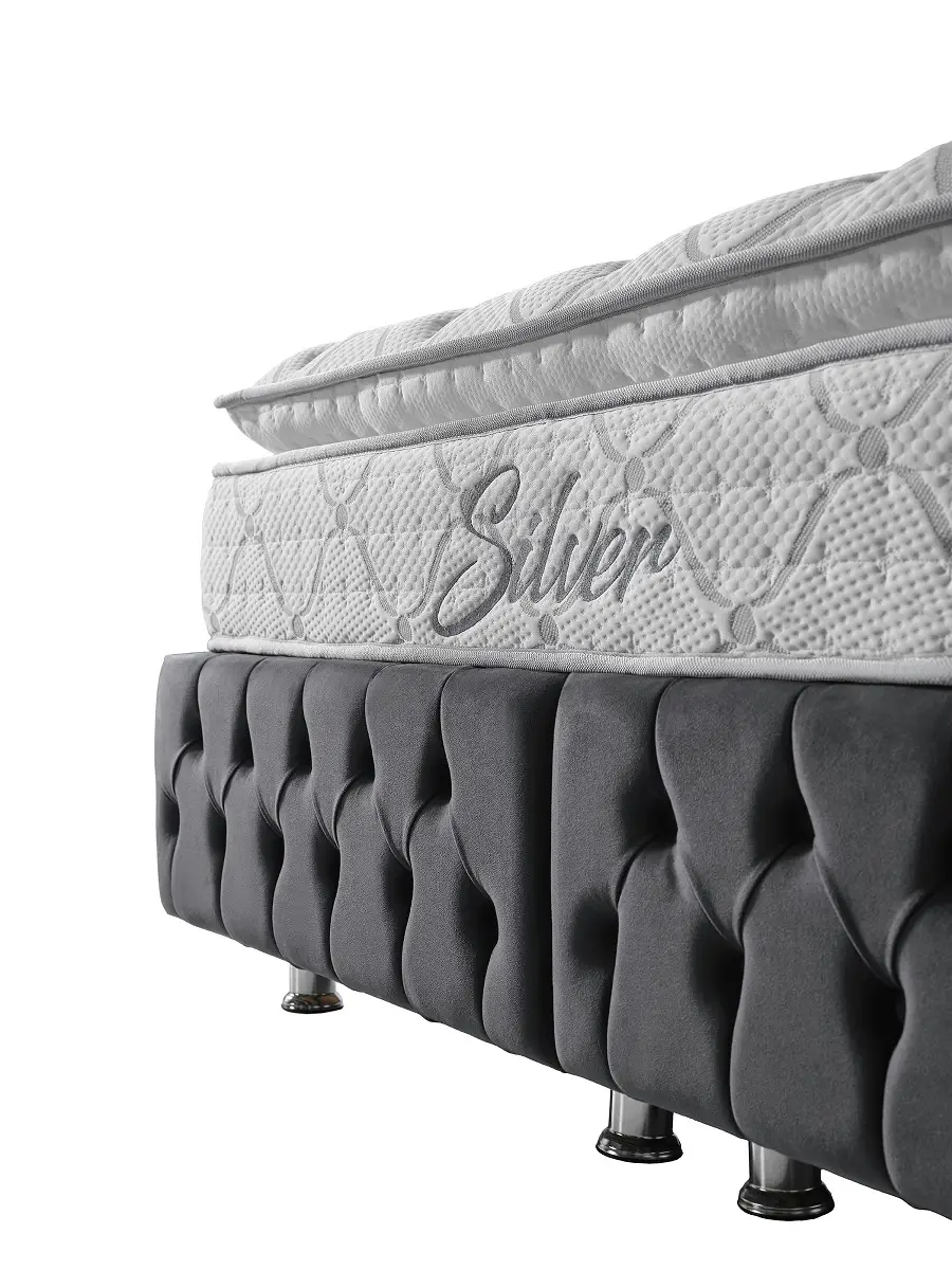 Boxspringbett Silver Dortmund – Komfort Bett mit Stauraum – Bild 3