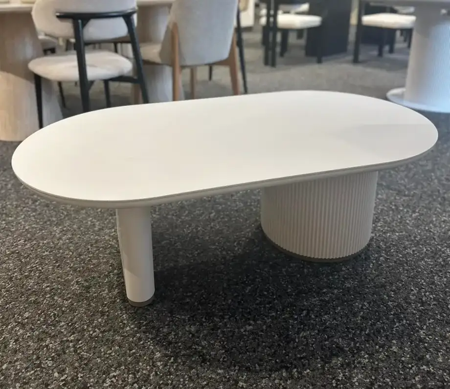 Couchtisch Emma – Keramik Couchtisch 130 cm modern – Bild 2