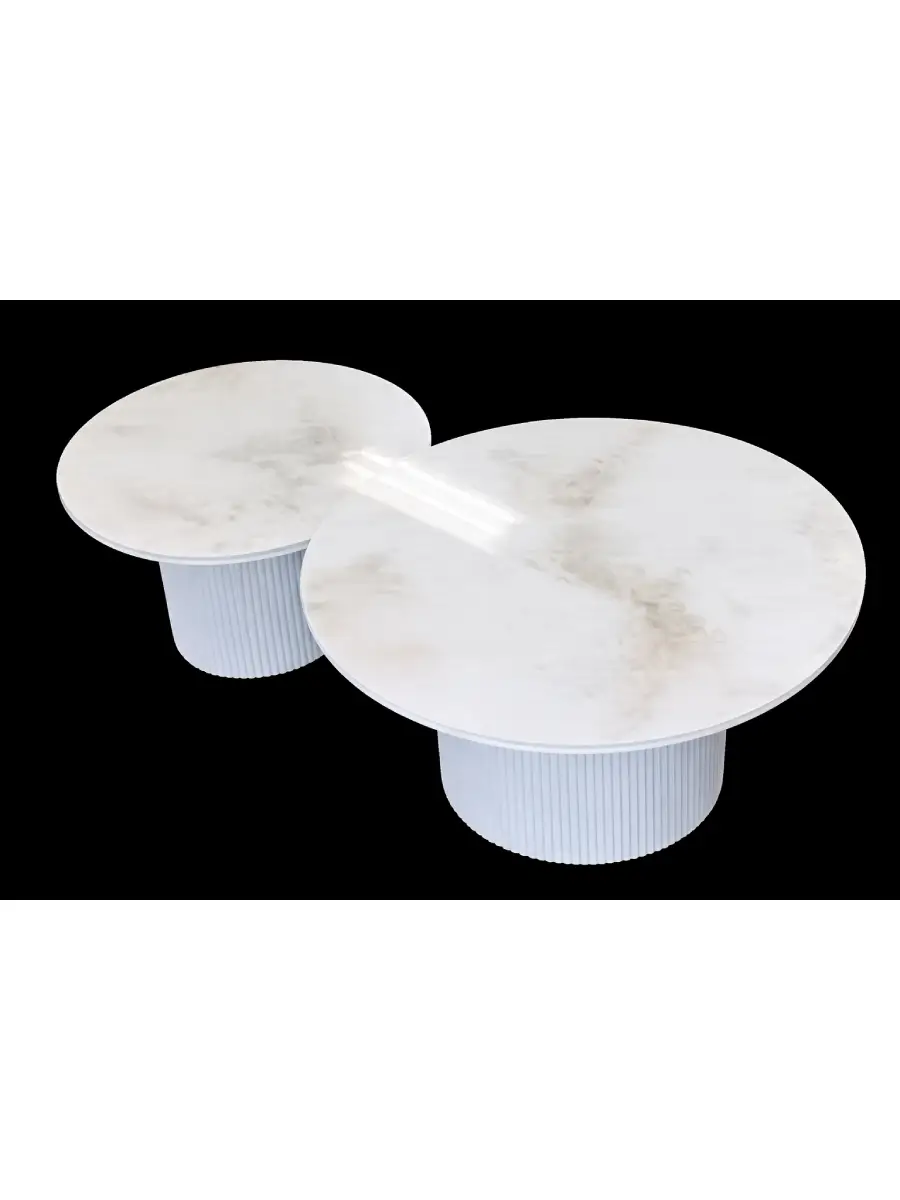 Josy Keramik Couchtisch 2er Set – Modern & Stilvoll – Bild 2