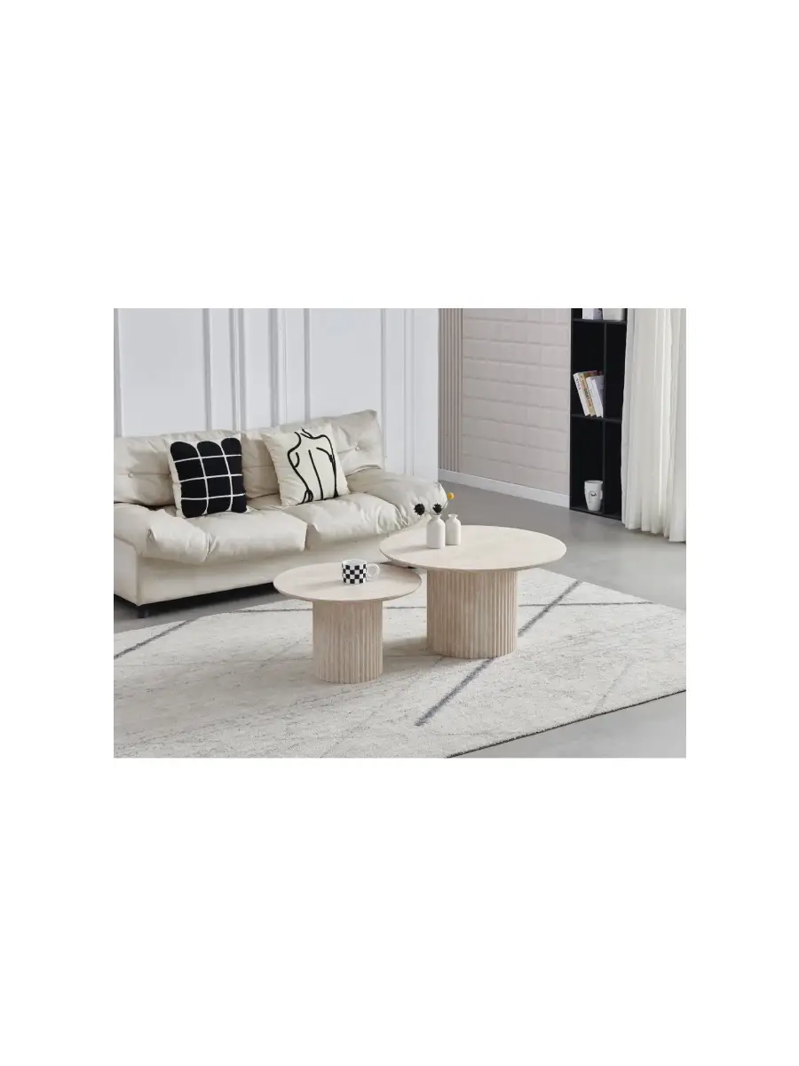 Josy Keramik Couchtisch 2er Set – Modern & Stilvoll – Bild 4