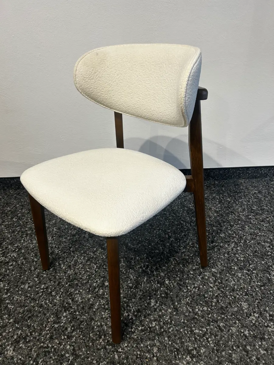 Esszimmerstuhl Nevada Holz Design – Moderner Polsterstuhl – Bild 2