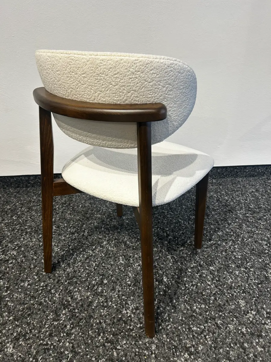 Esszimmerstuhl Nevada Holz Design – Moderner Polsterstuhl – Bild 4