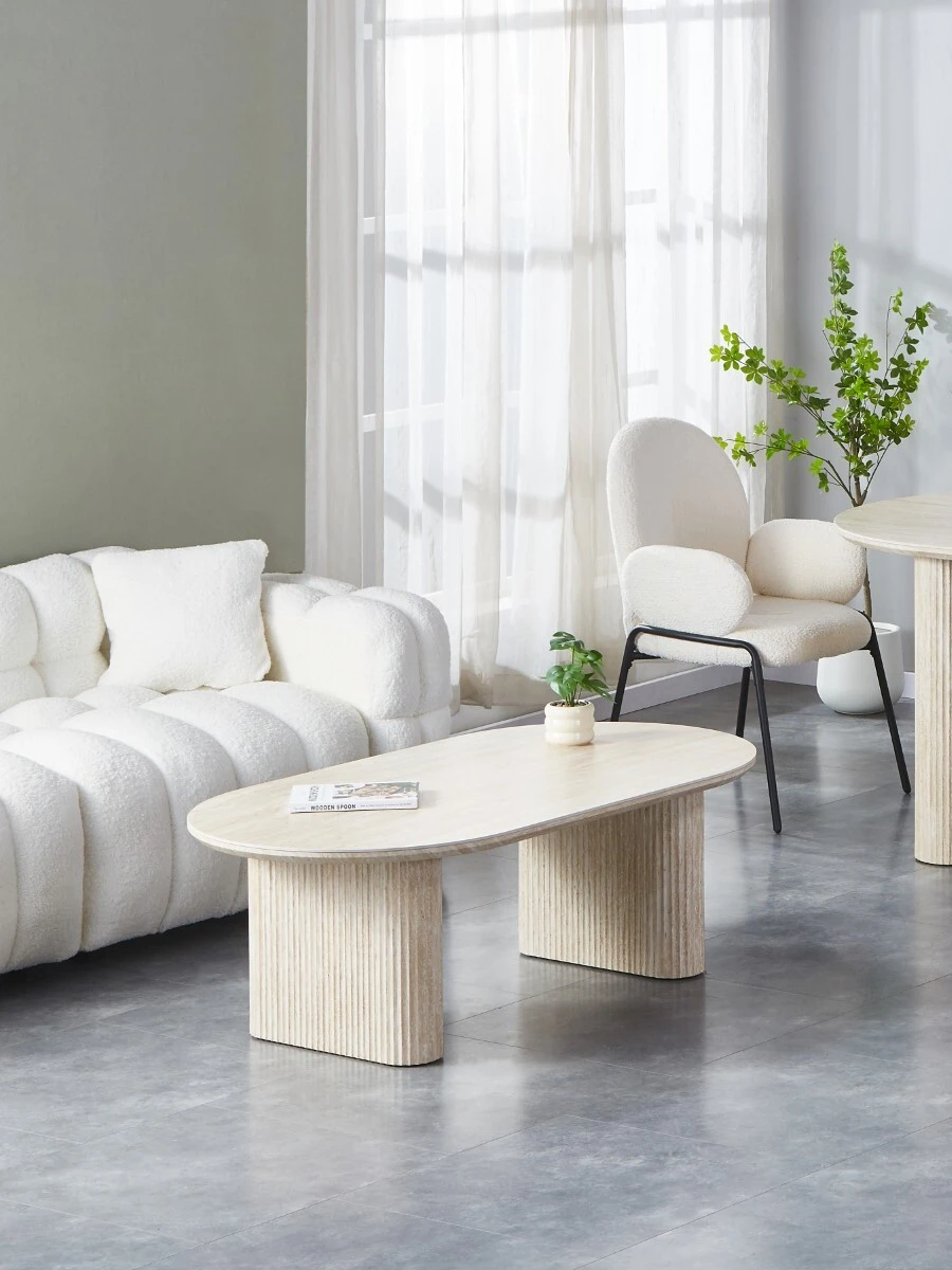 Couchtisch Travertin Keramik